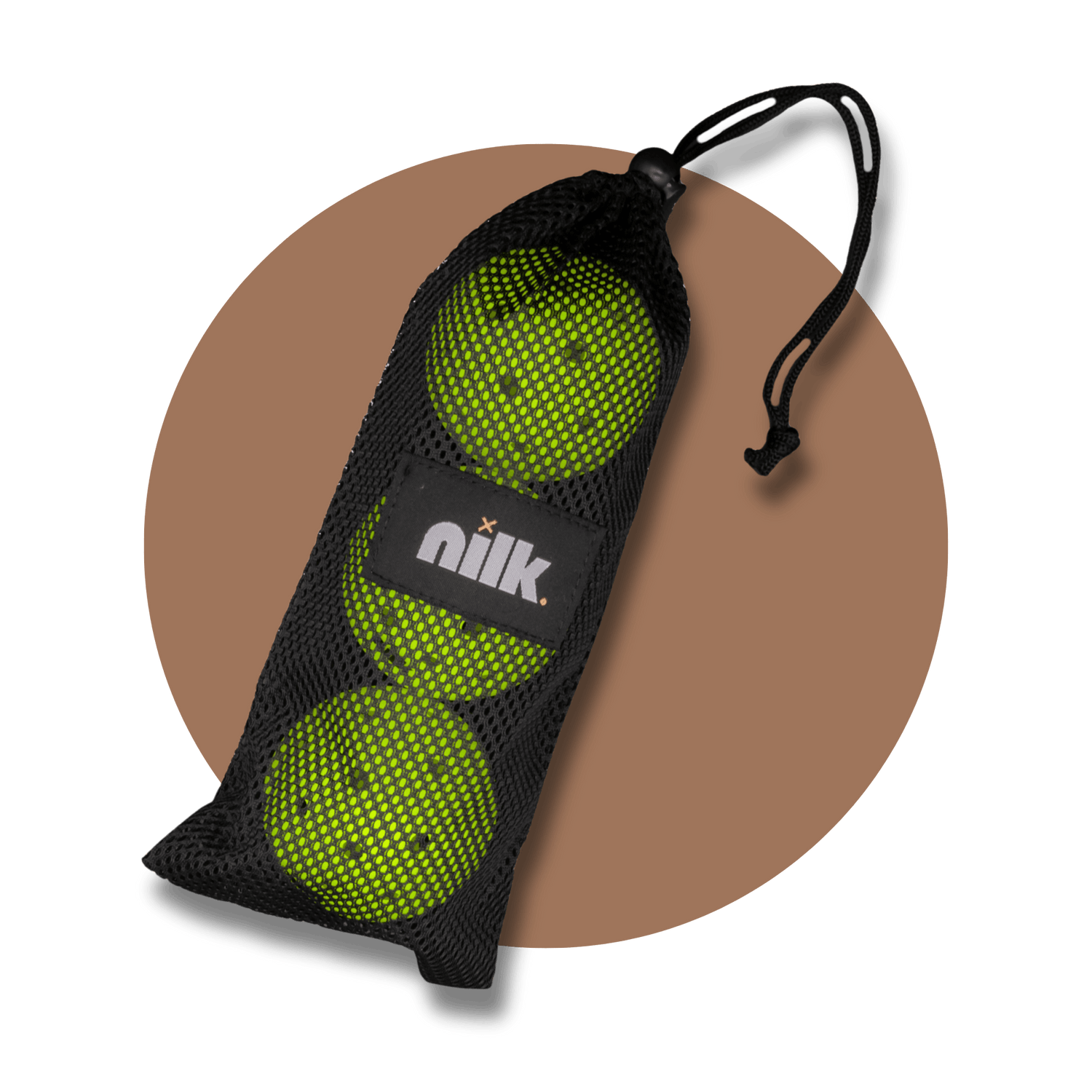Yellow Outdoor 3-Pack | NILK Competition Pickleball Balls