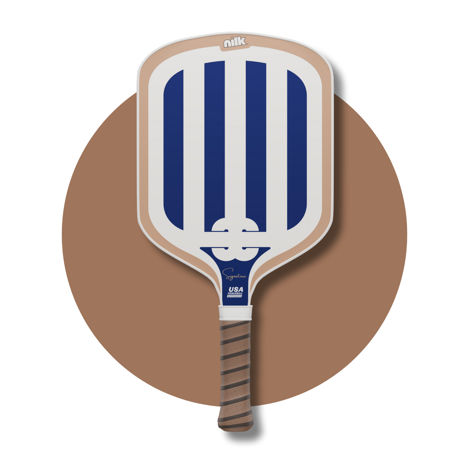 NILK Blue Matcha custom pickleball paddle – carbon fiber paddle built for spin, control, and power. One of the best pickleball paddles of 2025.