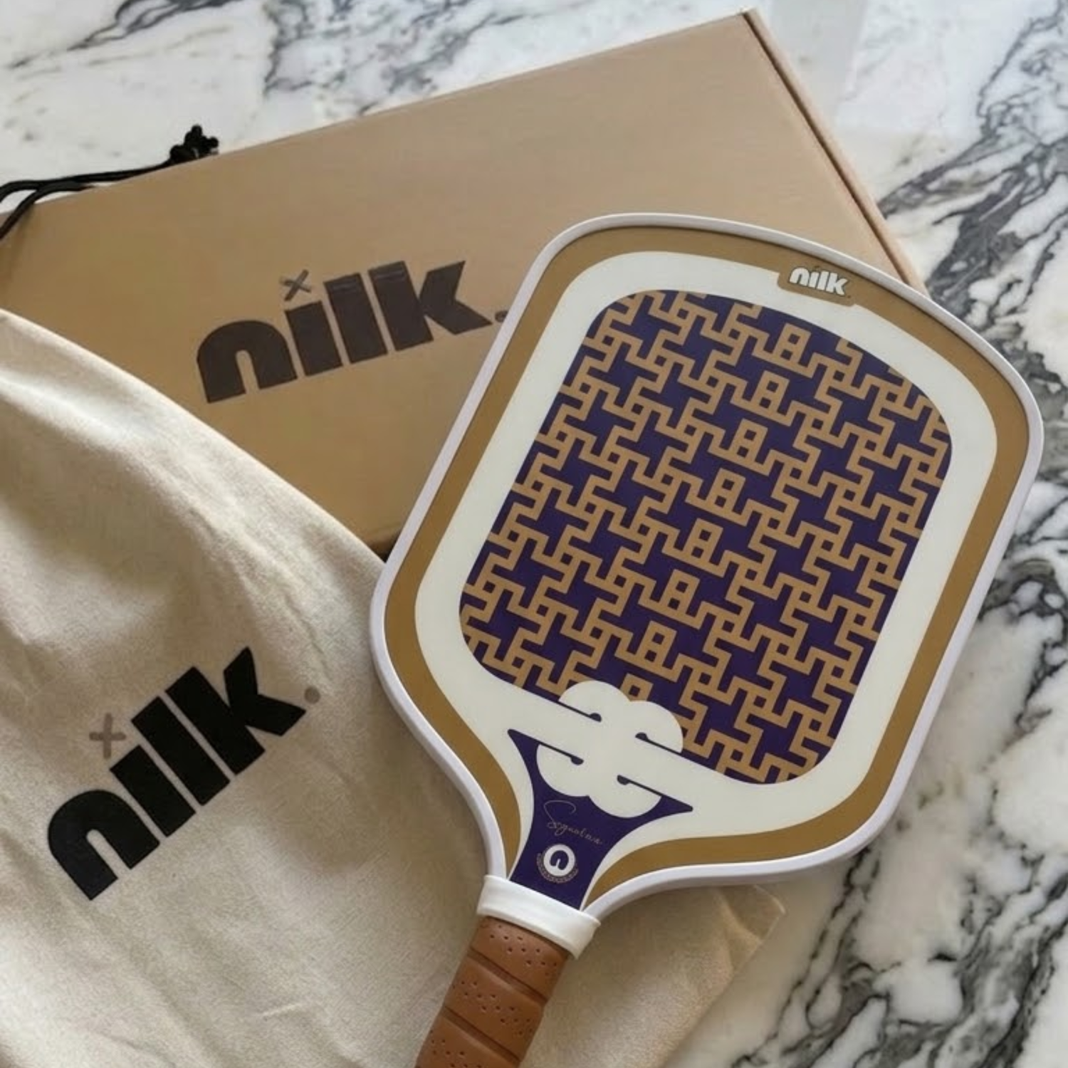 Blue Honeydew | Raquette de pickleball NILK Signature - Idéale pour les débutants