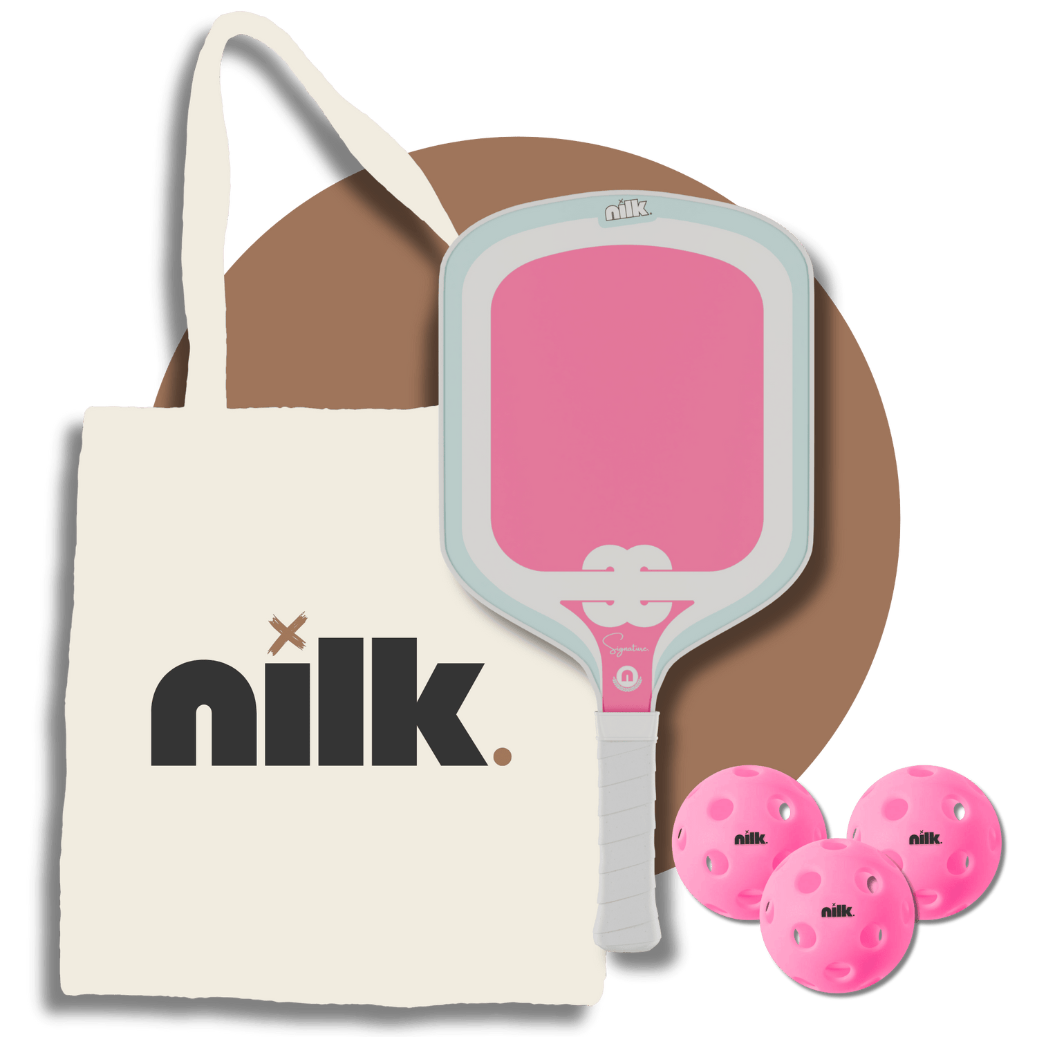 Pink Taro | NILK Signature Pickleball Paddle Starter Set