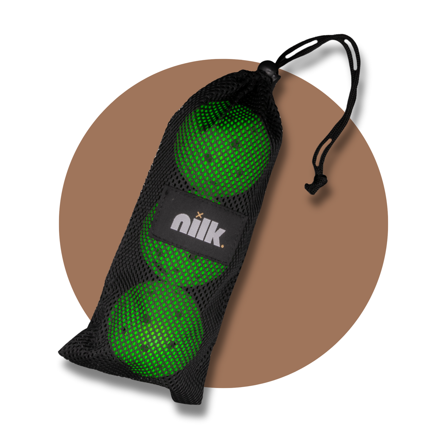 Green Outdoor 3-Pack | NILK Competition Pickleball Balls
