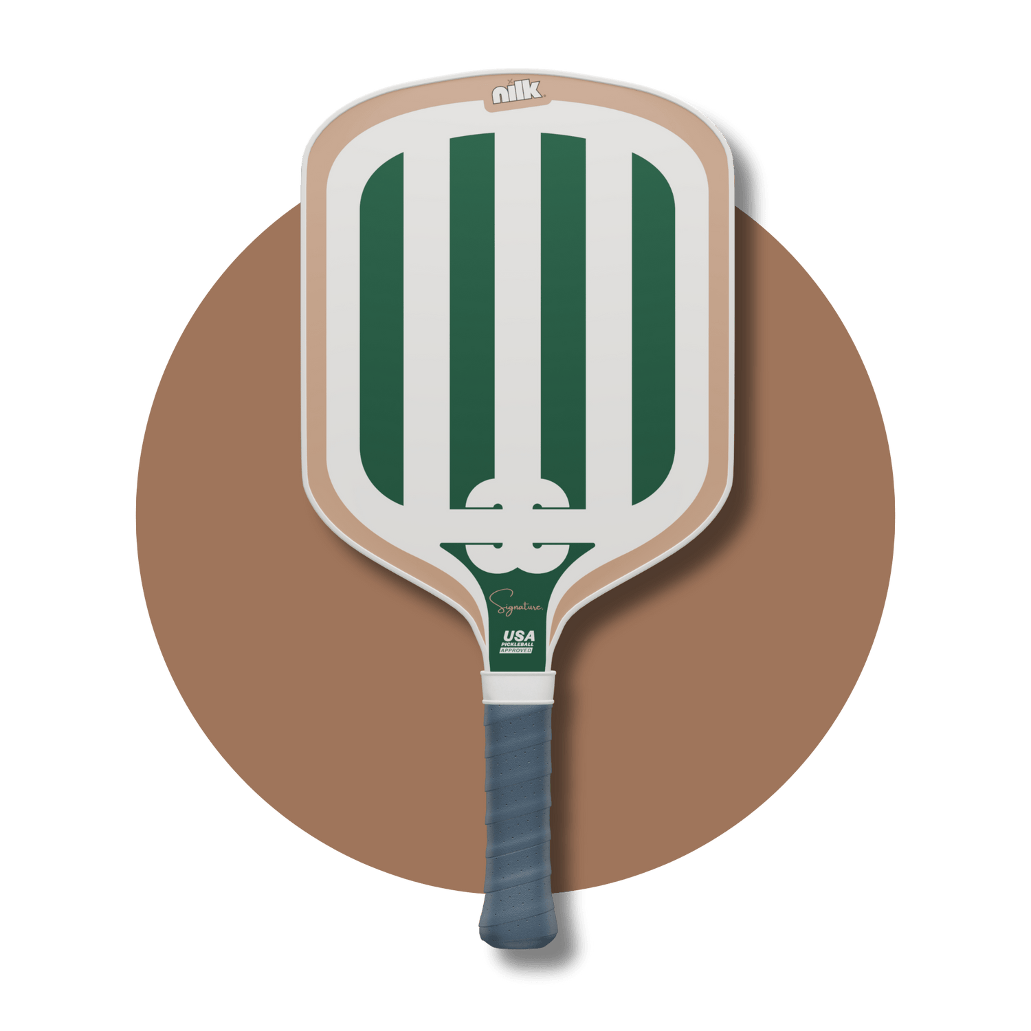 NILK GREEN STRIPED SIGNATURE