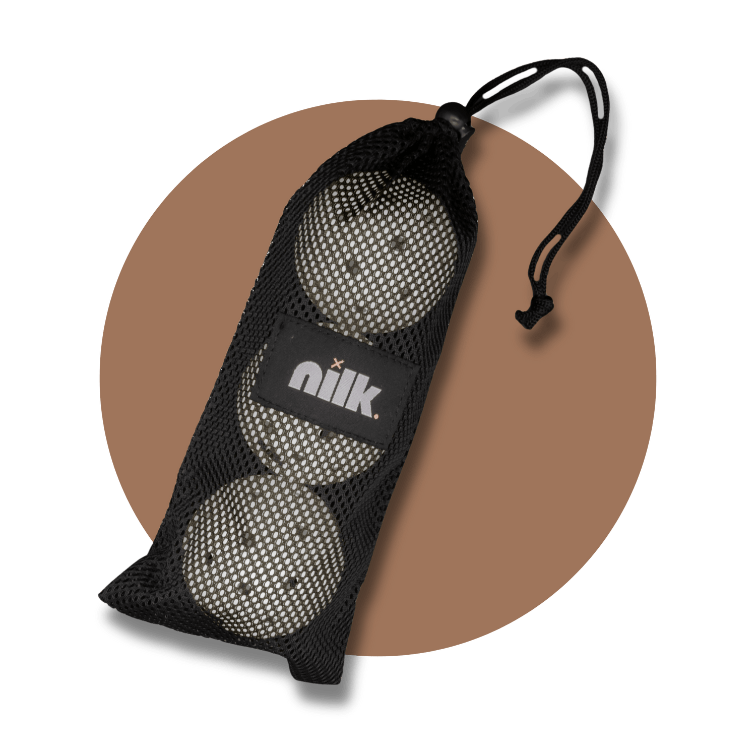 Lot de 3 balles de pickleball blanches pour extérieur | NILK Competition