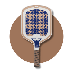 Best custom pickleball paddle 2025 – Blue Honeydew NILK paddle with monogram design, engineered for power and control.