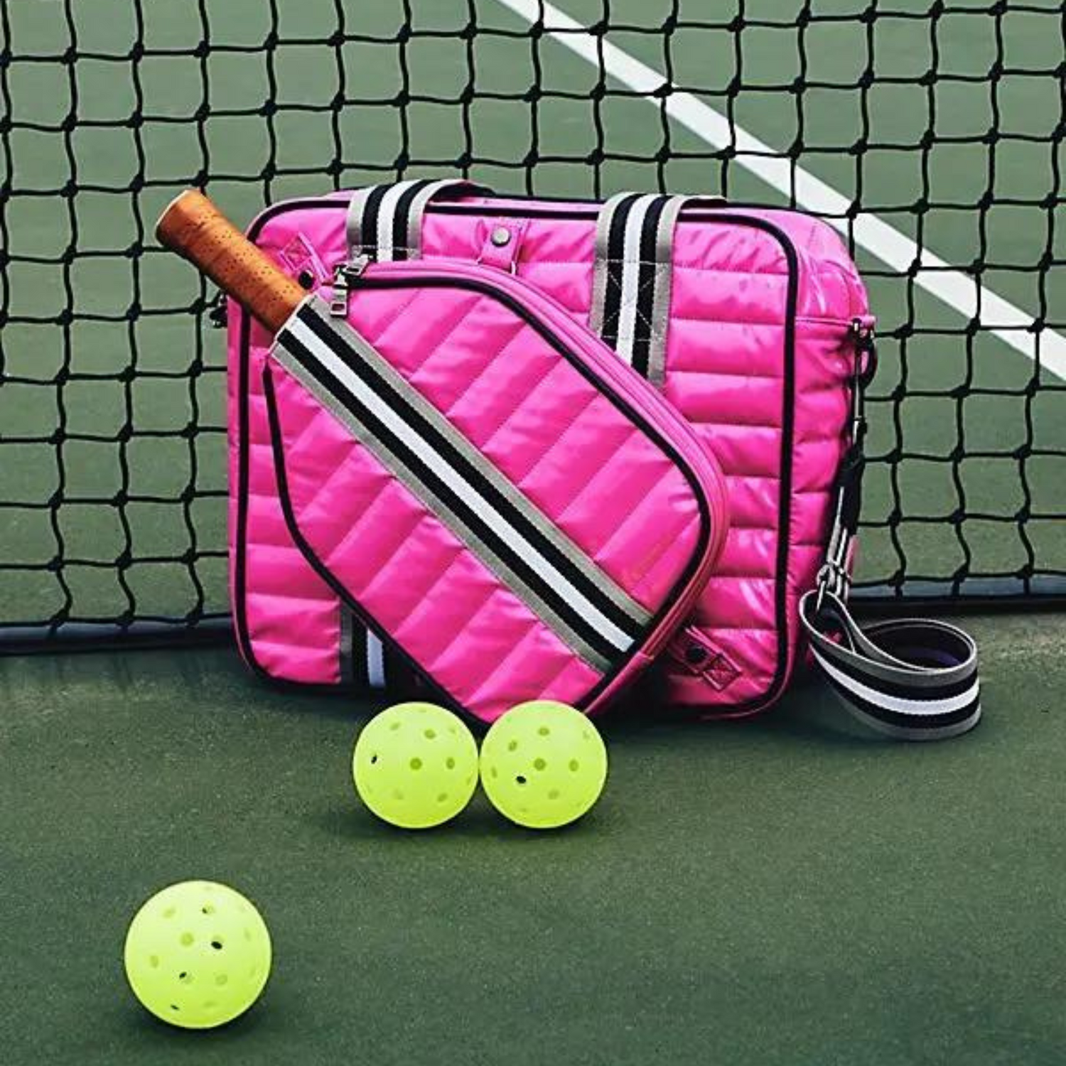 Hot Pink Pickleball Tote