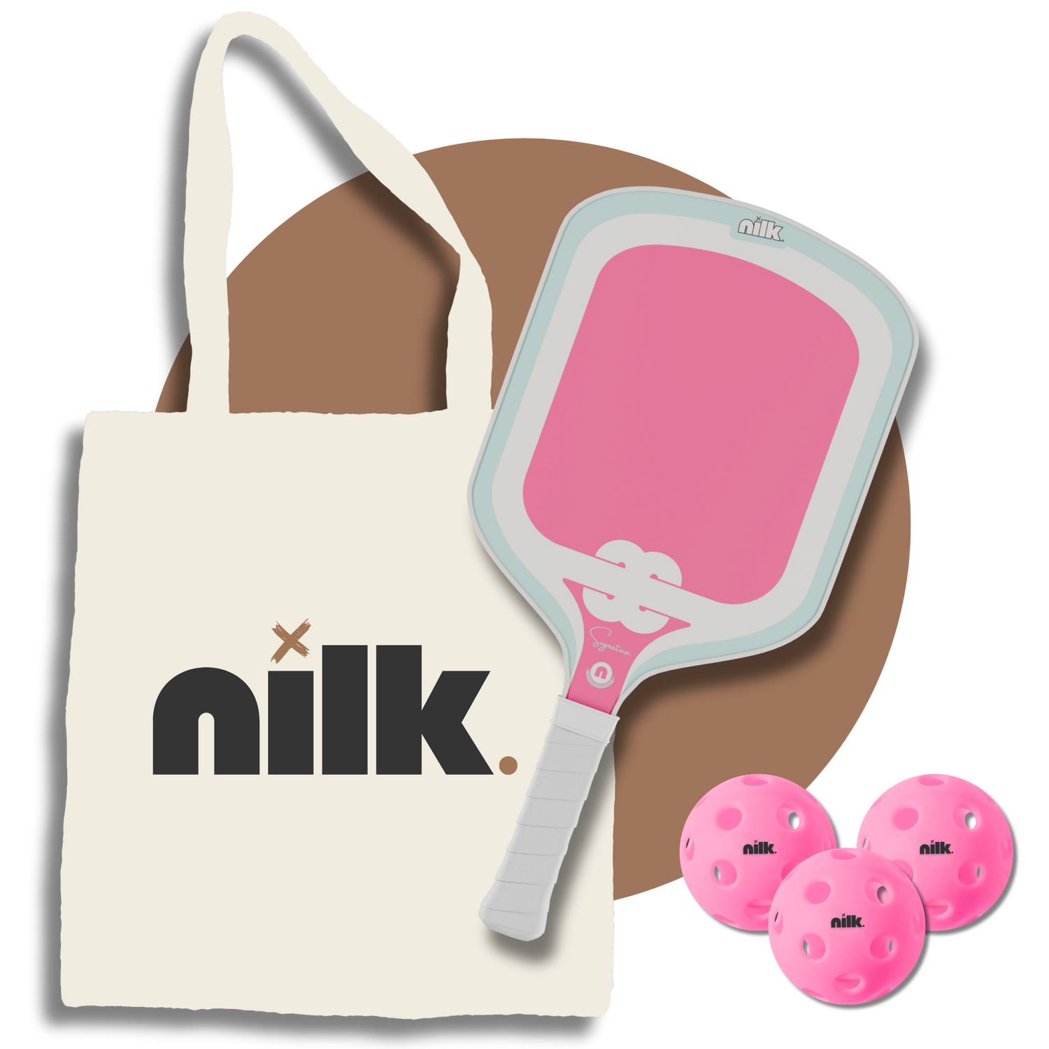 Pink Taro | NILK Signature Pickleball Paddle Starter Set